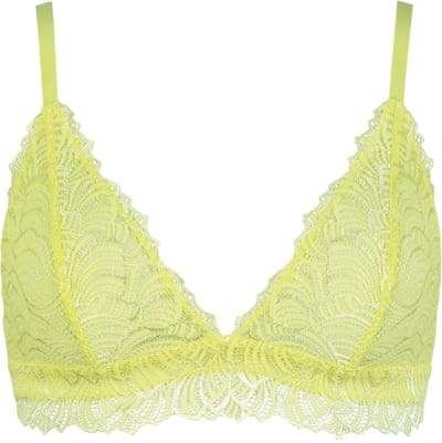 Naturana - Bralette met kant - 5574 - Sunny Lime - 70A