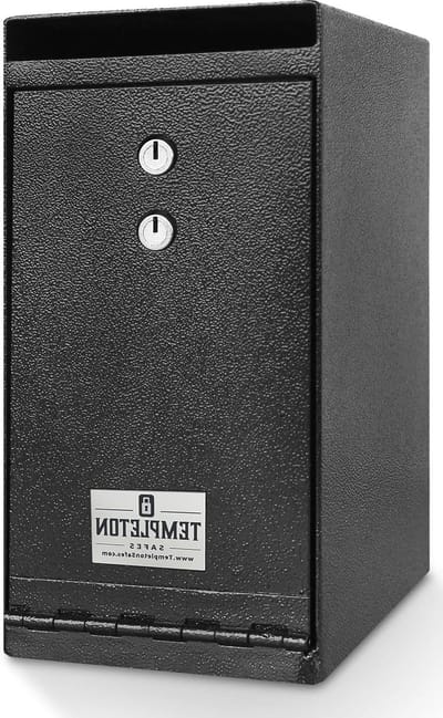 Sleutelkluis - Depotkluis - Veilig Geld Opslaan - Stevig Staal - 5.8 Inch Diep - Zwart