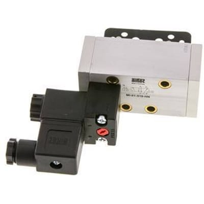 5/2 ISO 5599-1 Magneetventiel 12V DC 2-10bar/28-140psi Airtec