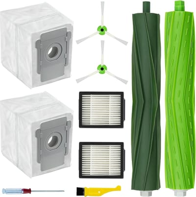 Reserveonderdelen geschikt voor Stofzuiger geschikt voor iRobot Roomba i7+, i3, i3+, i4, i4+, i6, i6+, j7, j7+, i8, i8+, E5, E6, E7, E&I &J serie, Reserveonderdelen, Accessoires, 1 set Rubberen Borstels