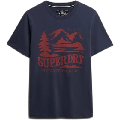 Superdry - Retro Outdoor Relaxed T-shirt - Heren - T-shirts