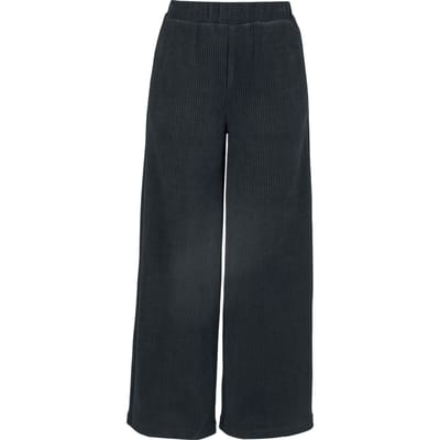 Black Premium by EMP Stoffen broek - Essential - Wide Leg Corduroy Pants - S tot XXL - voor Vrouwen - zwart