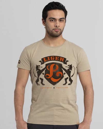 LIGER - Limited Edition van 360 stuks - Edd - Typografie - T-Shirt - Maat S