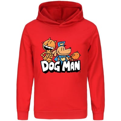 Cosplay Chien Homme Halloween Costume Manches Longues Masque Déguisement Garçons Filles Chien Homme Détective Chien Vêtements Bébés Garçons Costume Confortable 130cm red