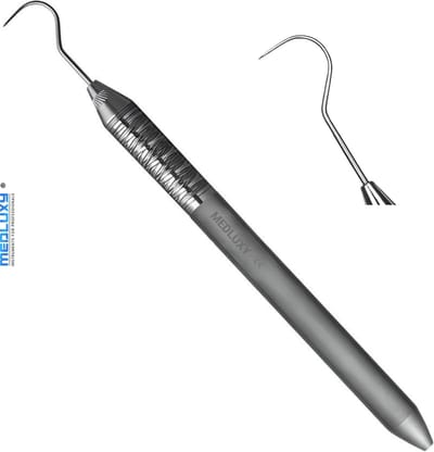 Medluxy Pro Ergo - #23 Sonde - Tandheelkunde - Endodontologie -[herdershaak, tandarts haak, sikkel sonde, explorer]
