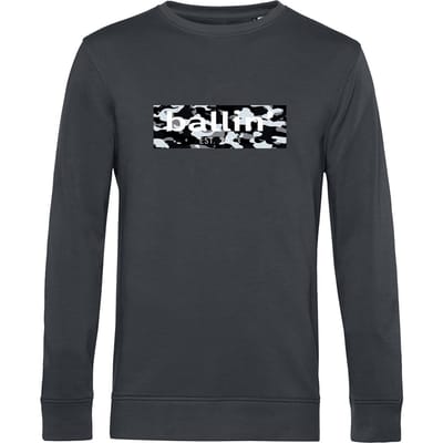 Heren Sweaters met Ballin Est. 2013 Camo Block Sweater Print - Grijs - Maat XS
