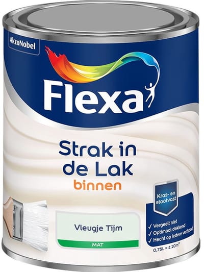 Flexa - Strak In De Lak Binnenlak Mat - Vleugje Tijm - Mengverf - 750 Ml