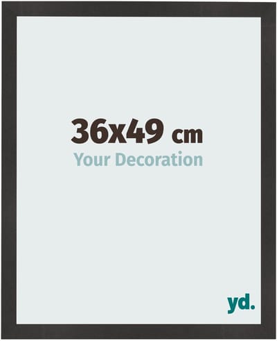 Your Decoration - Fotolijst 36x49 cm - MDF - Zwart Mat - Bologna