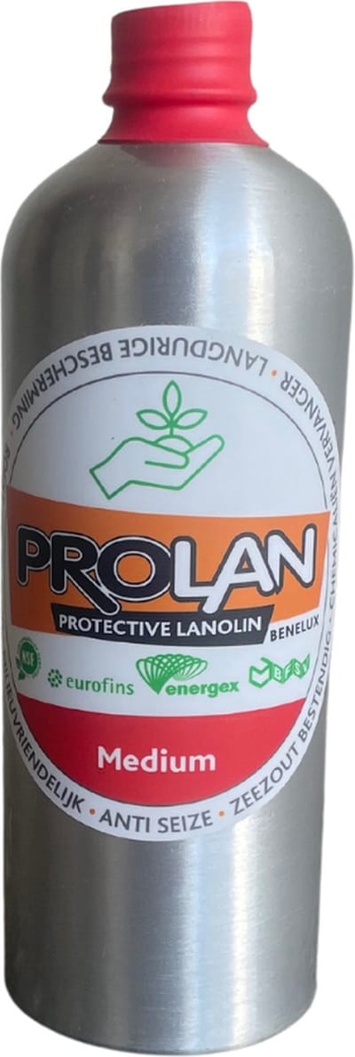 ProLan Medium 170 - Kruipolie - 400 ml Alu Can Zeer krachtige kruipolie op basis van lanoline. Dringt diep door in vastzittende bouten, moeren en verbindingen, helpt roest los te maken en laat een lichte beschermlaag achter tegen vocht en corrosie.