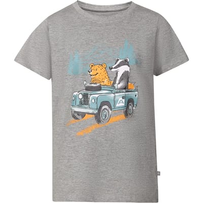 Alpine Pro Rejo T-shirt Met Korte Mouwen Grijs 104-110 cm Jongen