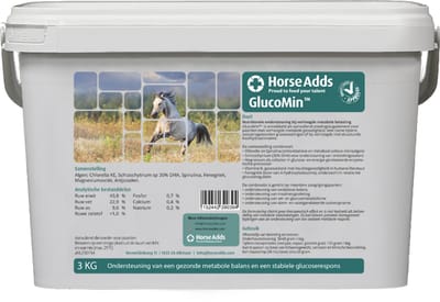GlucoMin 3 kg - Horse Adds Paardensupplementen