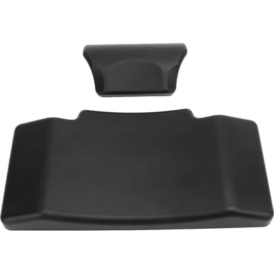 Motorfiets Topkoffer Passagiersrugleuning Comfortabel PU Leer Motorfiets Achter Top Bagagebox Rug black