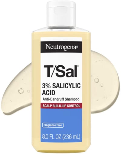 Neutrogena T/Sal Therapeutische Anti-Roos Shampoo 236ml – 3% Salicylzuur – Tegen Schilfers & Hoofdhuidopbouw – Parfumvrij