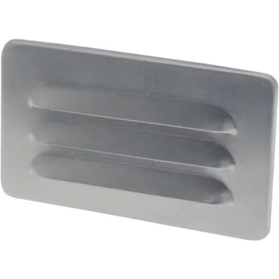 Sencys Vlakkanaal 110x55mm Muurrooster Aluminium