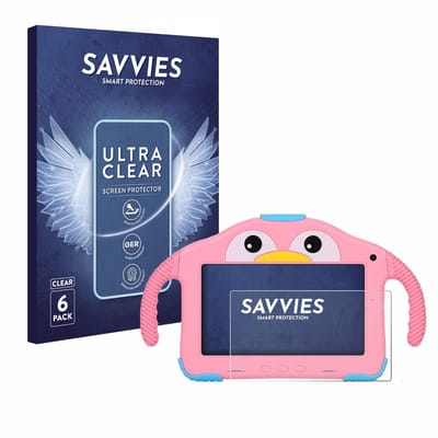 Savvies - Screenprotector voor okulaku KIDS03-Pro03 7" - Folie Beschermfolie transparant 6 Stuks