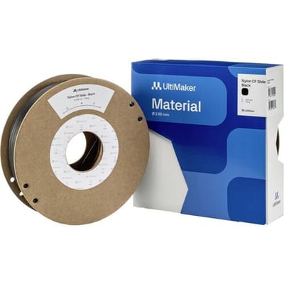 UltiMaker 236923 Nylon CF Slide Filament Filament PA (polyamide) Koolstofvezelversterkt 2.85 mm 750 g Zwart 1 stuk(s)