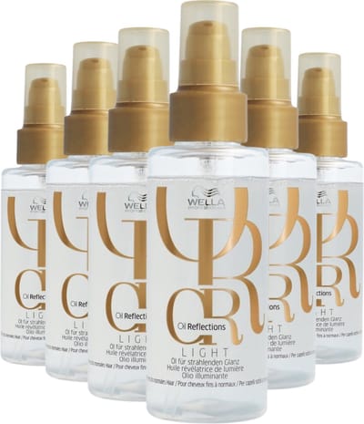Wella Oil Reflections Light Luminous Reflective Oil - 6 Stuks - Voordeelverpakking
