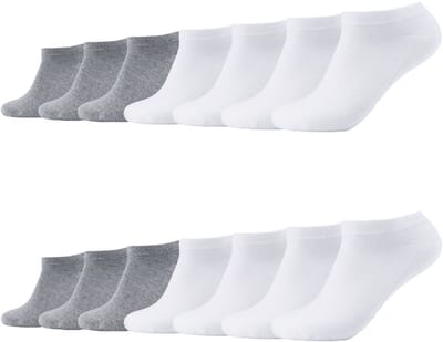 camano, Sneakersokken, korte sokken, damessokken, herensokken, multipack, 14-delige set, 14 paar, unisex sneakersokken, sportkousen, enkelsokken, vrijetijdslopen, sport, dagelijks gebruik, training, comfortabele boord zonder elastische druk.