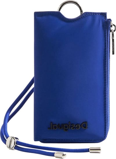 Desigual Telefoontasje Portemonnee Mone Happy Bag Rita Wallet Space Blue Blauw