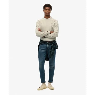 Superdry - Essential Logo sweatshirt met ronde hals - Heren - Truien