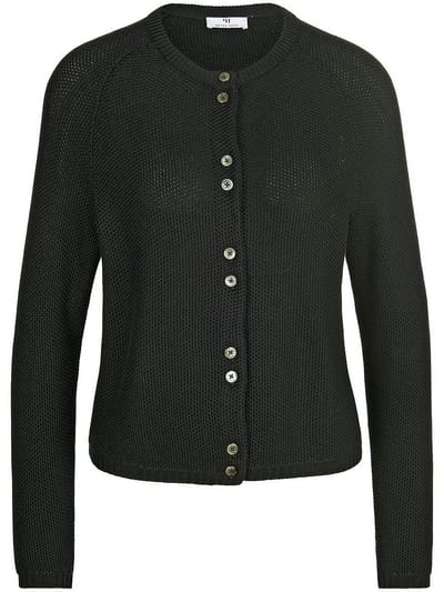 Vest 100% SUPIMA®-katoen Van Peter Hahn zwart