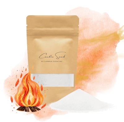 Candle Cocktail® 1 KG Geurend Kaarsenzand | Crackling Fireplace | Incl. 15 Lontjes