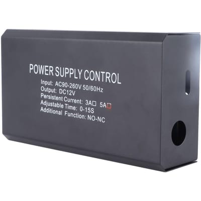 Alimentation pour contrôle d'accès de porte 12V 5A Alimentation à découpage pour serrure de porte électrique Entrée 90 à 260V gray