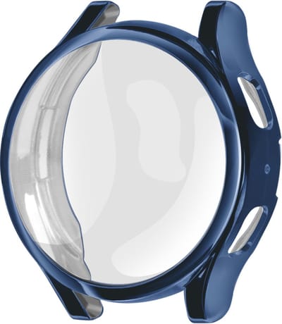 Strap-it TPU case - blauw bescherm hoesje geschikt voor Samsung Galaxy Watch 5 40mm - blauwe beschermhoes voor Galaxy Watch 5 40mm