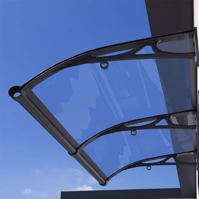 Deurluifel Polycarbonaat - Regenbescherming - Buiten - Waterdicht Geluiddicht - 100 x 50 cm