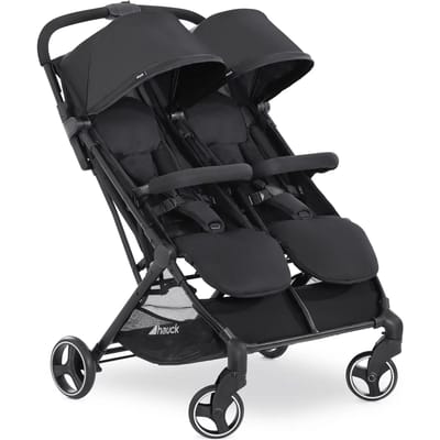 Hauck Swift x Duo - Tweeling- en duobuggy - Compact opvouwbaar - Black