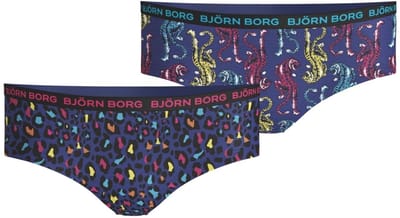 Bjorn Borg Meisjes Hipster 2 Pack Energy Leo Maat 110-116