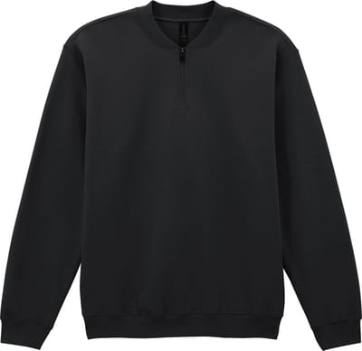Gildan 1/4 zip fleece sweater GISF008 - Black - S