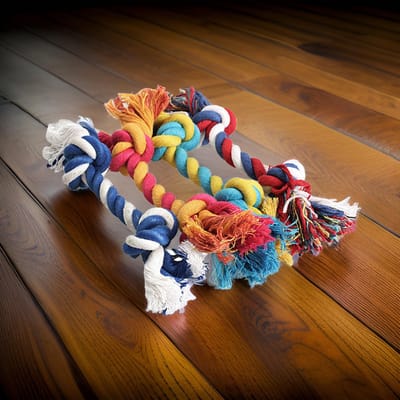 3 Stuks Dental Toy Hondenspeelgoed Tandversterking Touw - Dierenspeelgoed - Hond - Gebit - Versterking