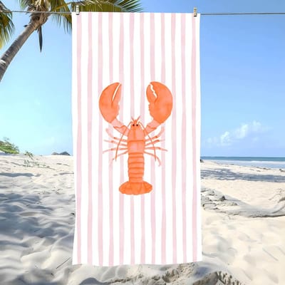 Verse S-Zomer Strand Zeevruchten Handdoek Strandlaken Oversized Super Absorberend Zacht Zwem Strandhanddoeken Voor Mannen, Vrouwen 35X60cm