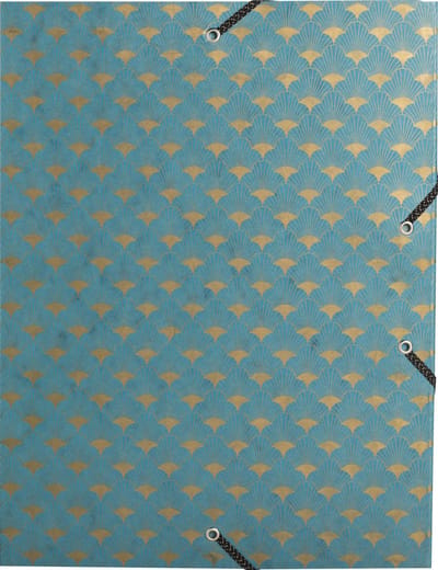 Exacompta 8x Klasseerdoos met rug 40mm in glanskarton 600g/m2 Neo Deco - Geassorteerd - 59450E