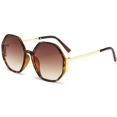 Lunettes de soleil hexagonales pour femmes Lunettes de soleil carrées irrégulières de designer pour hommes Lunettes de soleil pour la conduite la pêche UV400 Luxe Oculus as picture