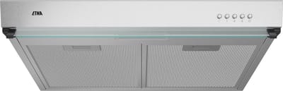 ETNA AO860RVS - Afzuigkap Onderbouwmodel - 60 cm - RVS - Energielabel A - 3 Snelheden - LED spot - Druktoetsen - Geschikt voor recirculaite en afvoer naar buiten