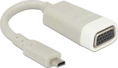 DeLOCK Micro HDMI naar VGA adapter - compact - 0,15 meter