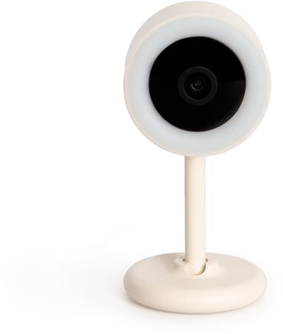 CREATE - Babybewakingscamera met wifi en tweerichtingsaudio - Gebroken wit - BABY CAM CONNECT