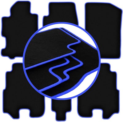 CARLUX-BLUE automatten voor: Honda FR-V minivan (2004-2009)