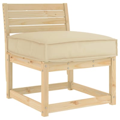 vidaXL - Kussen - Beige - 60 - x - 60 - x - 12 - cm - Oxford - Stof