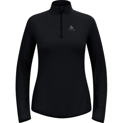 Odlo Zeroweight Warm Mid Layer 1/2 Zip Hardloopshirt Dames