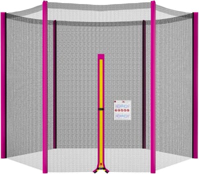 Vervangend Veiligheidsnet Trampoline voor Ronde Trampolines 2,44 m - Alleen Net