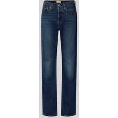 straight fit jeans van katoenmix in 5-pocketmodel