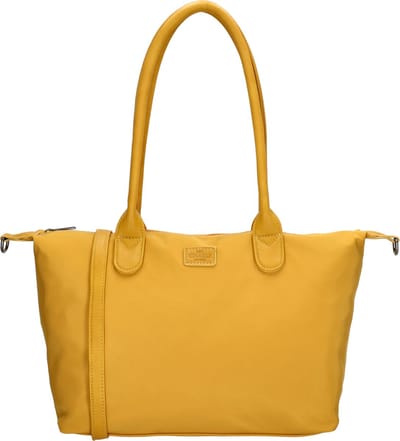 Charm London Buckingham Mono Shopper - Schoudertas - Crossbody - Praktisch - Lichgewicht - Tote Bag - Dames Tas - Zacht geel