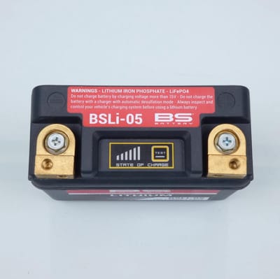 Batterie Lithium BS Battery pour Moto Ducati 796 Monster 2010 à 2014 BSLi-05 / LT12B / HJT12B-FP / 12V 48Wh Neuf