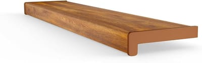 Vensterbank PVC - Vensterplank Binnen - Interieur Decoratie - Onderhoudsvriendelijk Robuust - 25 x 140 cm - Eiken Goud