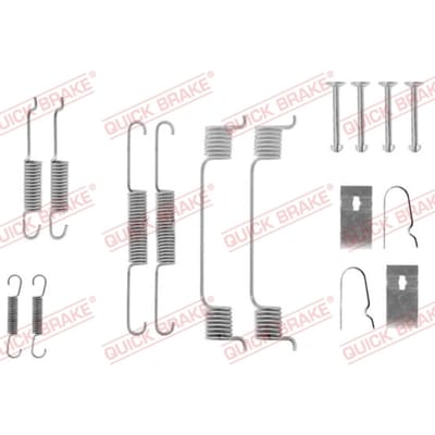 Toebehorenset, remschoenen QUICK BRAKE 105-0605