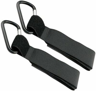 Kinderwagen Haken - Buggy Clips Organizer - Tassen Dragen - Universele Pasvorm - 2 Stuks - Zwart