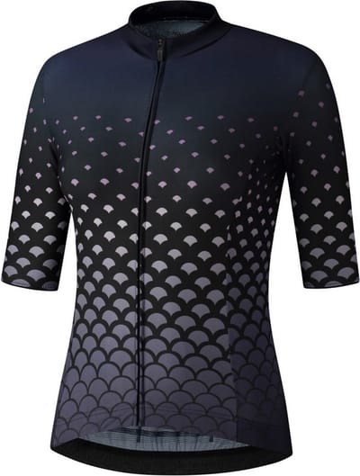 Shimano Fietsshirt Korte Mouwen Yuri Dames Navy Blauw-S